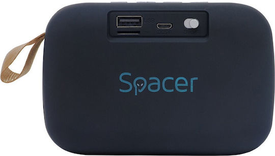Spacer Pocket Boxă Bluetooth 3W cu Radio și Durată de Baterie până la 5 ore Albastru
