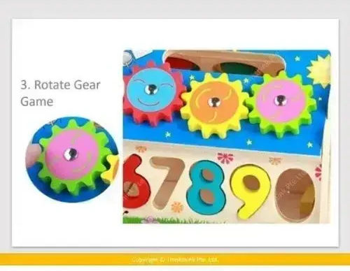 Spring Spiel mit Hammer aus Holz für 36++ Monate