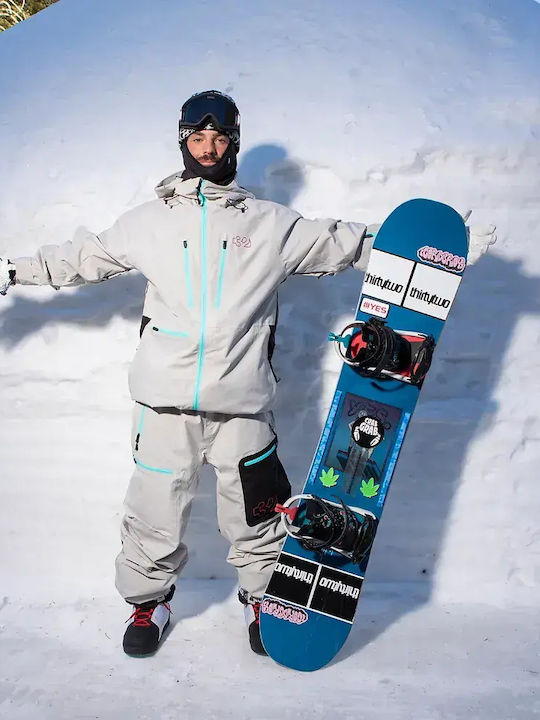 Thirty two I-008379-1050 Männer Jacke aus für Ski & Snowboard Gray