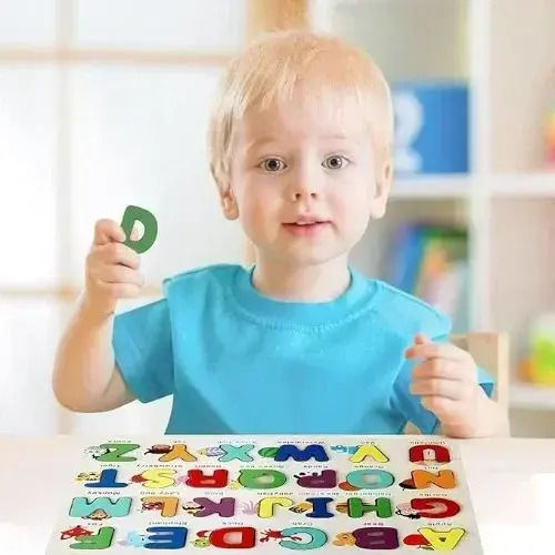 Ξύλινο Παιδικό Puzzle Σφηνώματα SDS