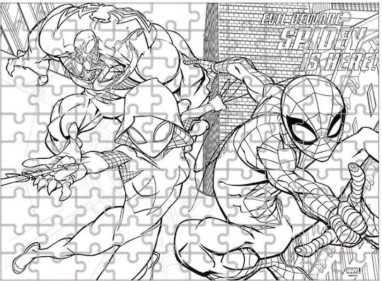 Puzzle pentru Copii 100buc Spiderman