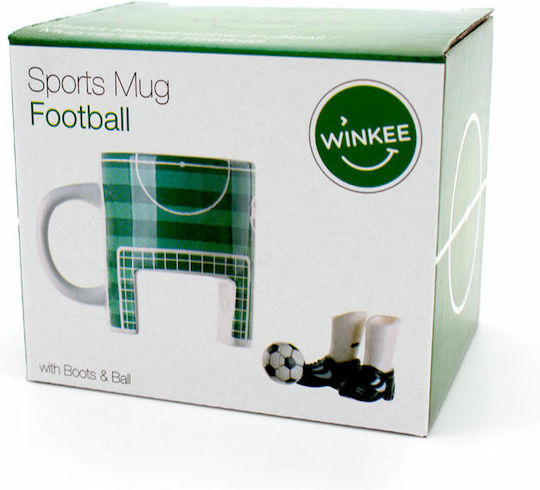 Winkee Becher Keramik Grün 350ml