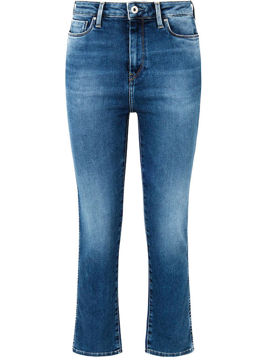 Dion 7/8 Women's Jean Trousers in Straight Line