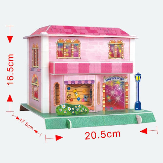 Anelixi Paper Construction Toy with Light, Music and Playground for Children 8+ years old+ Years