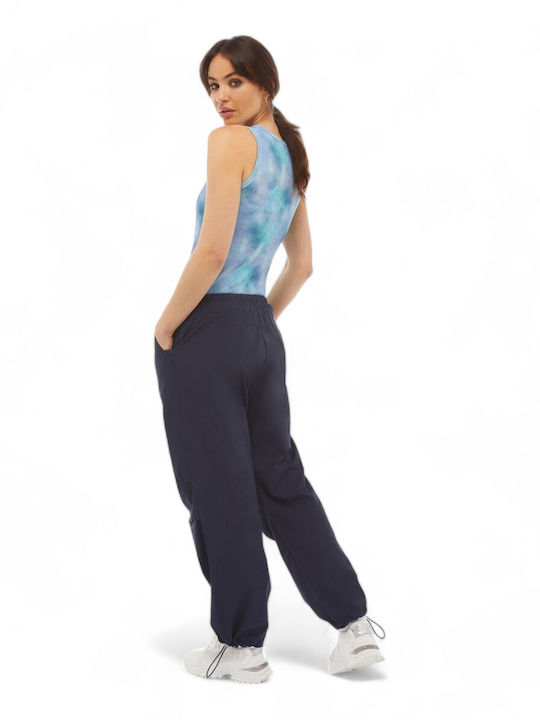Pantaloni din material pentru femei Freddy S4wmcp10-b94 albaștri Pantaloni din material pentru femei Freddy S4wmcp10-b94 albaștri