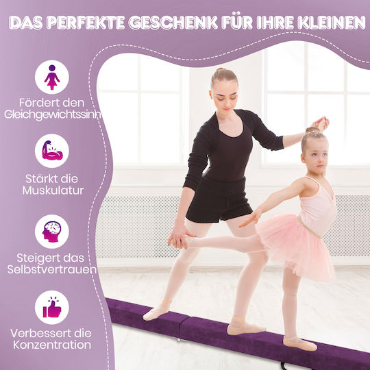 Costway Purple Balance Platform 270x10x15cm