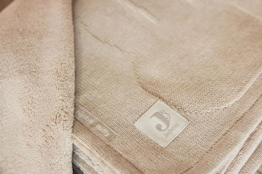 Jollein Pătură Pepinieră Swaddling pături Fleece Coral Nougat/Coral 100x75cm