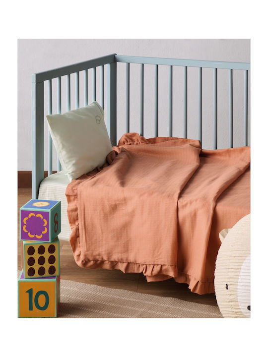 Kentia Blanket Cot Yn 25 Cotton Red 100x150cm