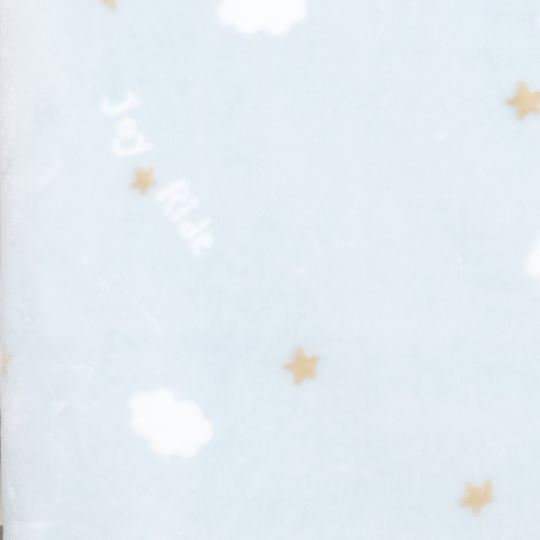 Nima Decke Kinderbett Samt Hellblau 110x140cm