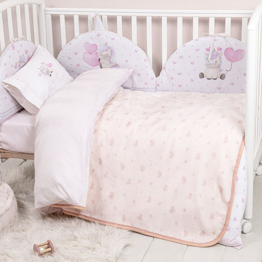 Nima Blanket Nursery Swaddling Blankets Velvet Pink 80x110cm