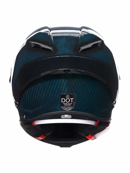AGV Pista GP RR MPLK Acqua Motorcycle Helmet Full Face DOT / ECE 22.06 1450gr with Pinlock