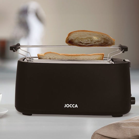 Toaster 2 Schlitze 1200W Schwarz