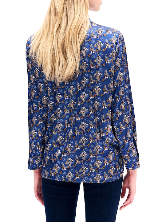 Women's Satin Long Sleeve Shirt
