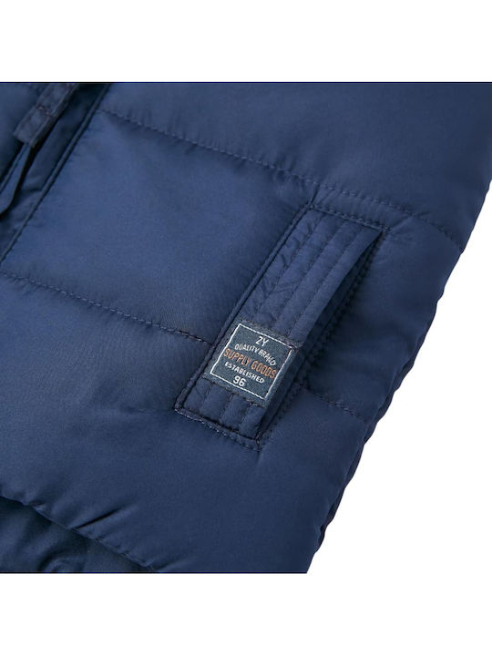 Παιδικό Casual Μπουφάν Αμάνικο Blue