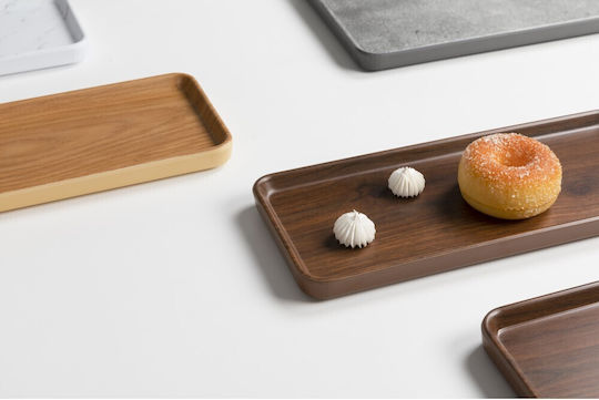 GTSA Serving Platter Rectangular Gray 28.5x12cm