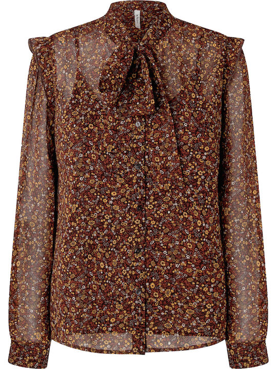 Women's Floral Long Sleeve Shirt