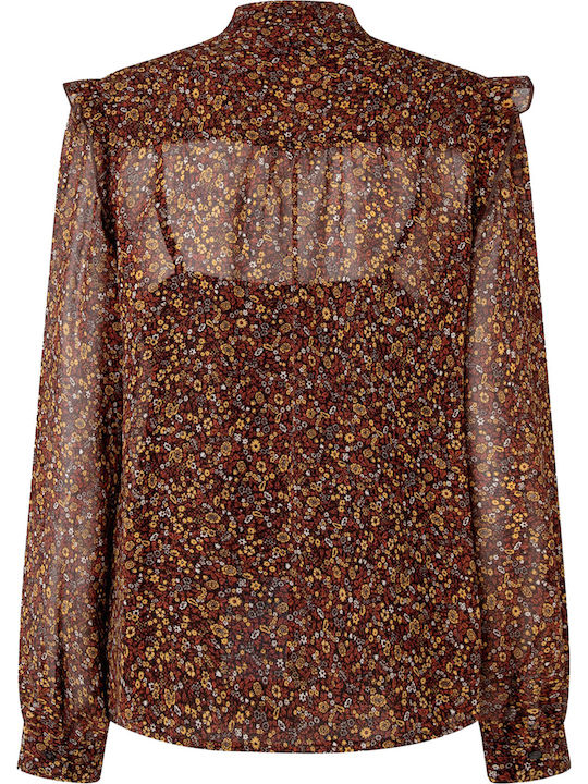 Women's Floral Long Sleeve Shirt