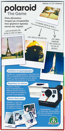 Board Game Polaroid The Game for 3+ Players 7+ Years Old Giochi Preziosi