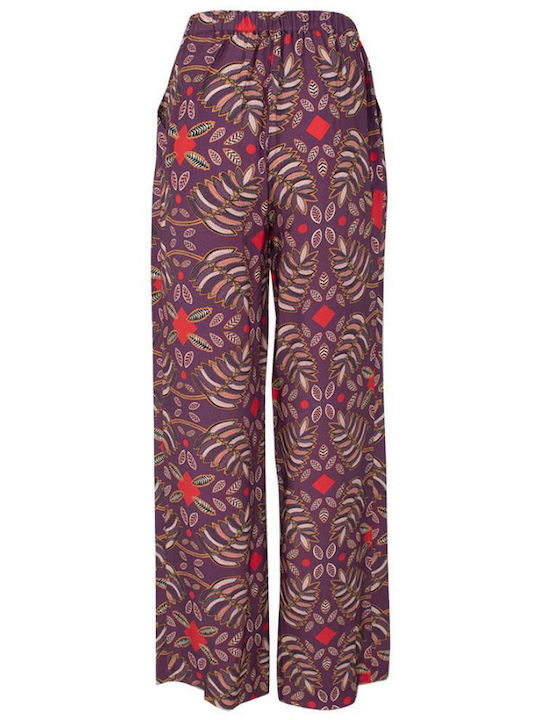 Damen Stoff Hose mit Gummizug