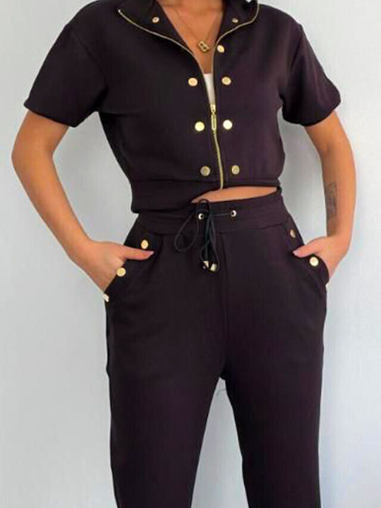 Sweatpants Set Black