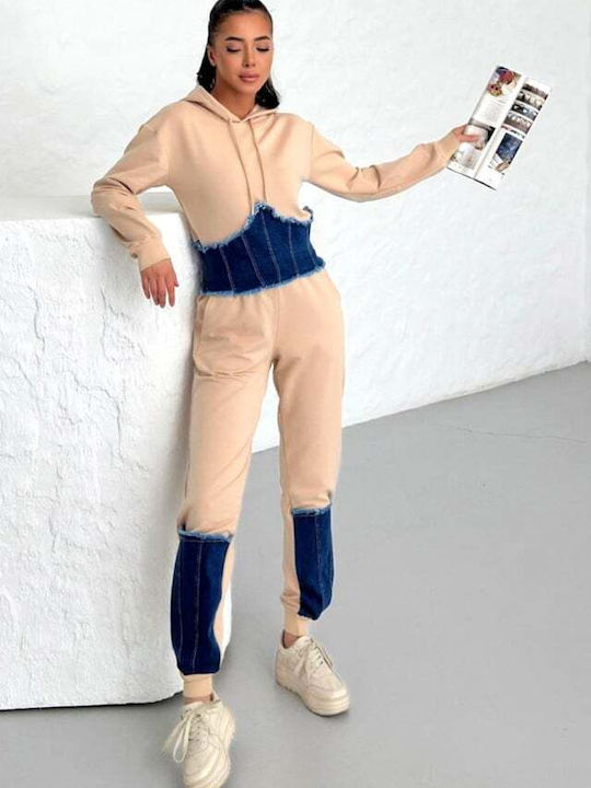 Trainingsanzug Beige