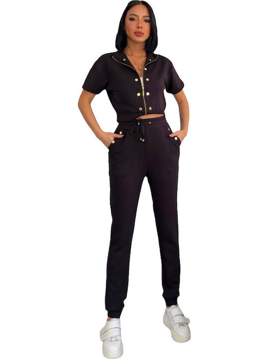 Sweatpants Set Black