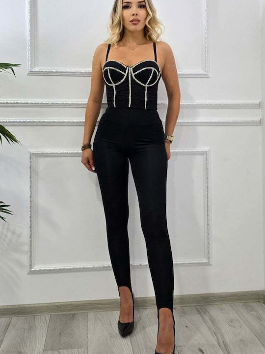 Women's Long Training Legging Black