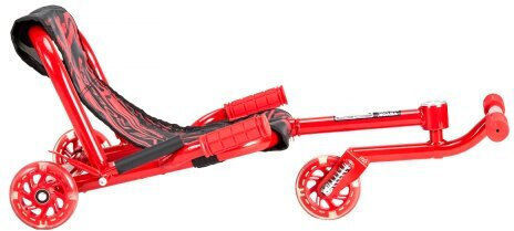 Kids Ride On Car Foot-to-Floor One-Seater Red for 10+ Years