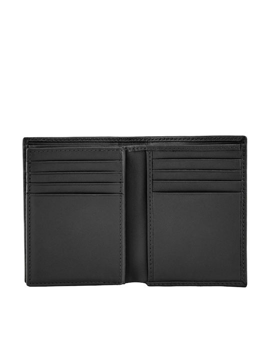 Leather Men's Wallet Cards Black