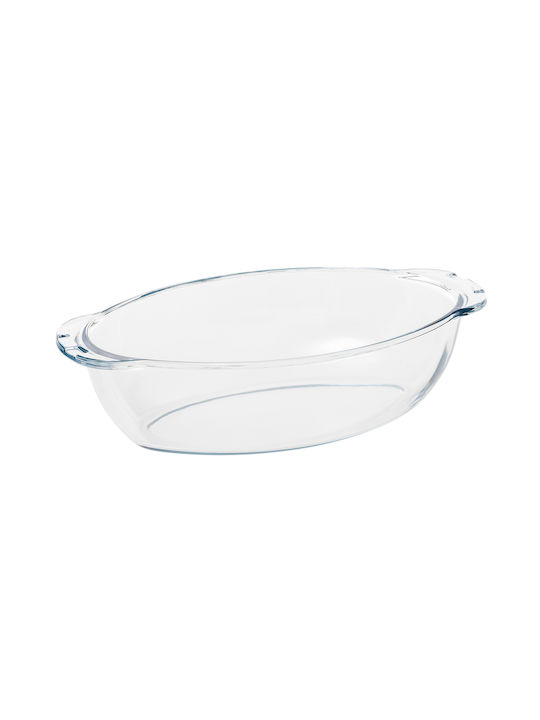 5Five Glass Oval Heat-Resistant Cookware with Lid 34x19cm