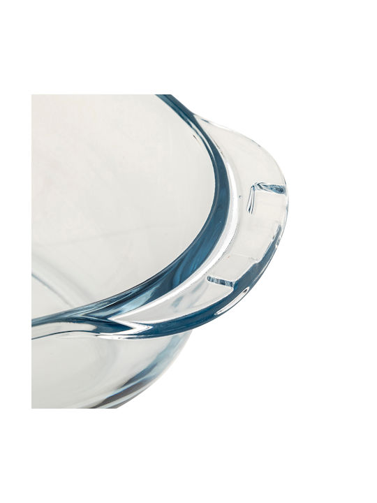 5Five Glass Oval Heat-Resistant Cookware with Lid 34x19cm