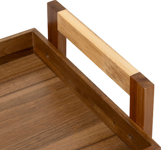 5Five Τρόλεϊ Κουζίνας Ξύλινο 3 Θέσεων Καφέ 40x30.5x84.5cm