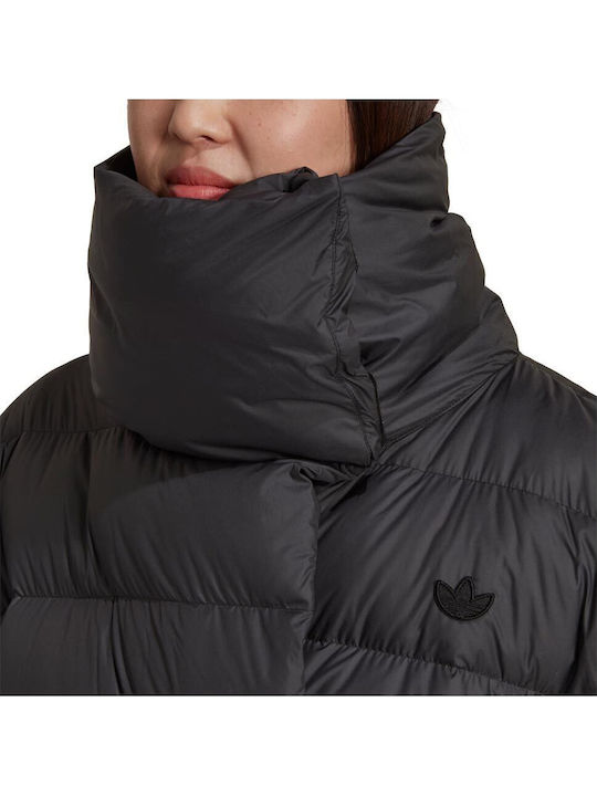 Originals Women's Long Puffer Jacket for Winter Black