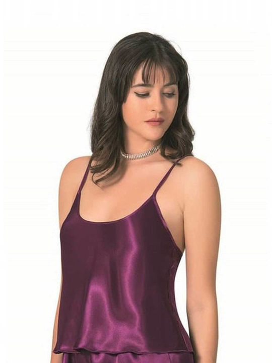 Primoda Winter Damen Pyjama-Set Purple