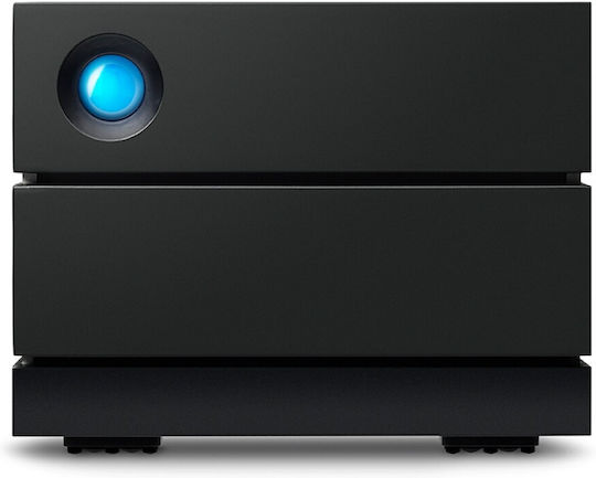 Lacie 2big RAID USB-C Външен HDD 48TB 2.5" Черен