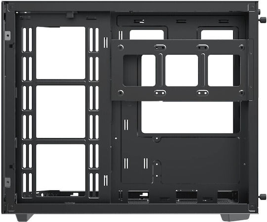 Xigmatek Cubi M Gaming Mini Tower Κουτί Υπολογιστή με Πλαϊνό Παράθυρο και ARGB Φωτισμό Μαύρο