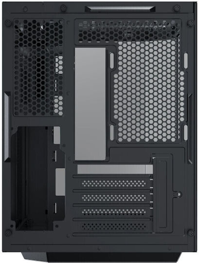 Xigmatek Cubi M Gaming Mini Tower Κουτί Υπολογιστή με Πλαϊνό Παράθυρο και ARGB Φωτισμό Μαύρο