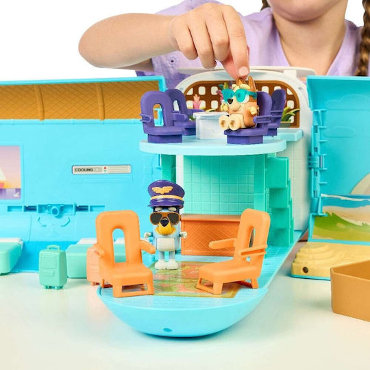 Giochi Preziosi Bluey 3-in-1 Miniatur-Spaßspielzeug Flugzeug für 3+ Jahre