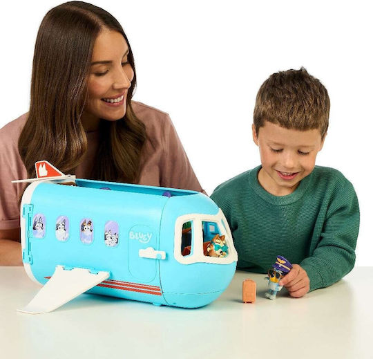 Giochi Preziosi Bluey 3-in-1 Miniatur-Spaßspielzeug Flugzeug für 3+ Jahre