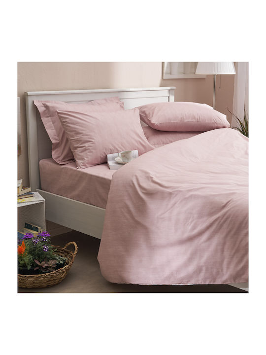 Charalambidis Textiles Bettdecke Einzelbett 160x230cm Pink 350 GSMGsm