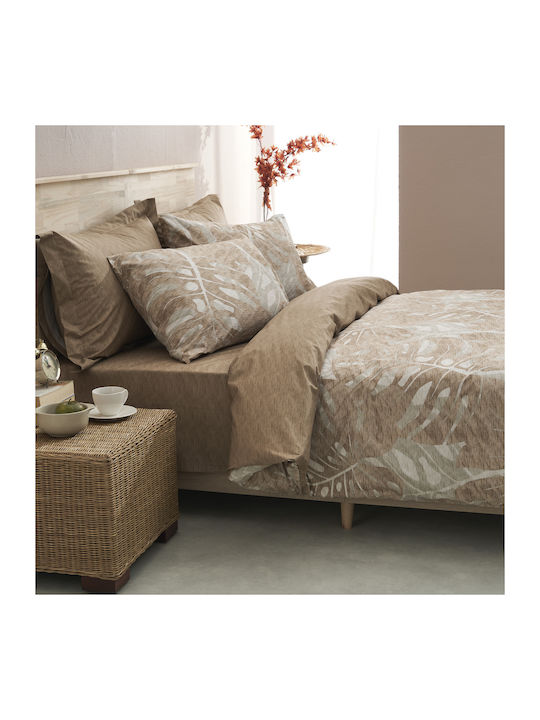 Charalambidis Textiles Bettdecke Einzelbett 160x230cm Oase Beige 350 GSMGsm