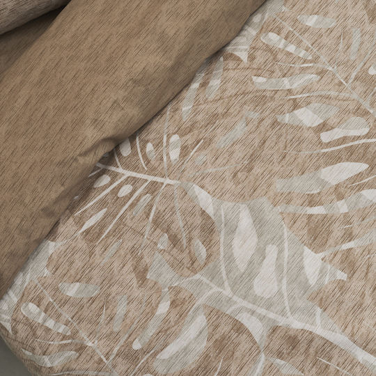 Charalambidis Textiles Πάπλωμα Μονό 160x230εκ. Όαση Μπεζ 350 GSM
