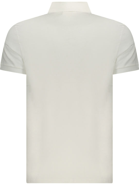 Polo Herrenbluse Kurzarm Weiß