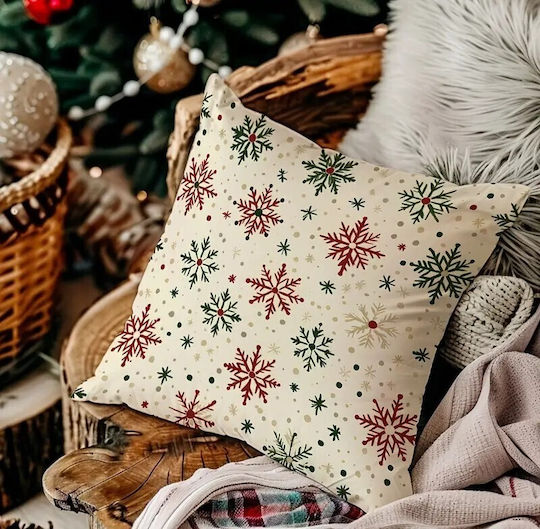 By Queen Limited Festive Edition Pillow Case Snowflake 45x45cm