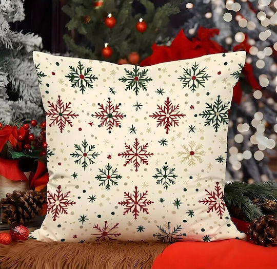 By Queen Limited Festive Edition Pillow Case Snowflake 45x45cm