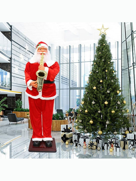 Santa Claus with Moving and Music Red 160cm