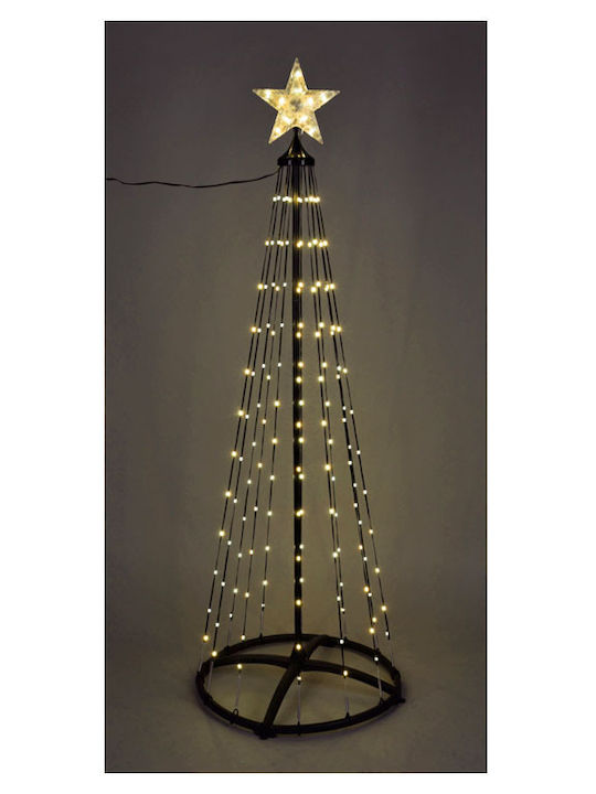 Weihnachtsbaum 210cm mit LED-Beleuchtung Weiß