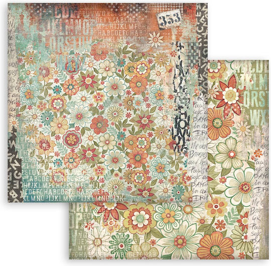 Scrapbooking Supplies Papers 10 Pieces 30.5×30.5cm Stamperia Furry Friends Backgrounds