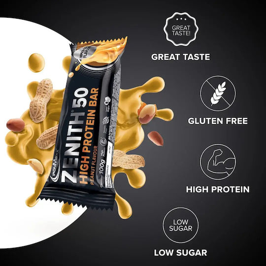 IronMaxx Zenith Μπάρα με 50% Πρωτεΐνη & Γεύση Peanut 100gr