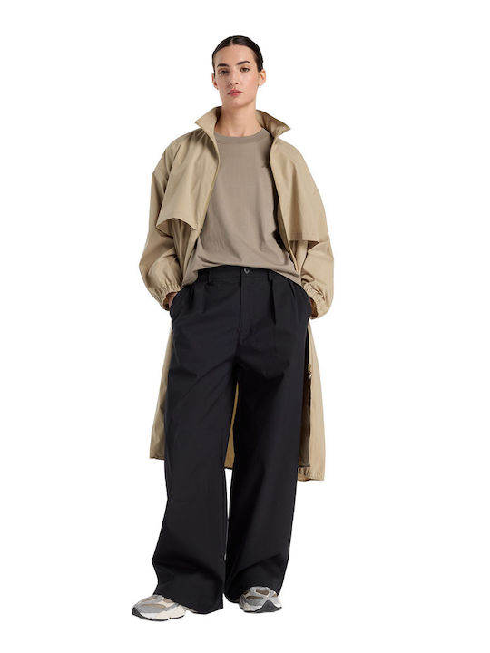 Damen Stoff Hose Black